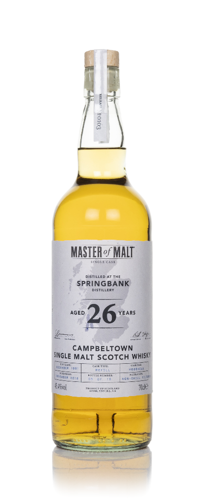 Springbank 26 Year Old 1991 Single Cask (Master of Malt) 70cl product image