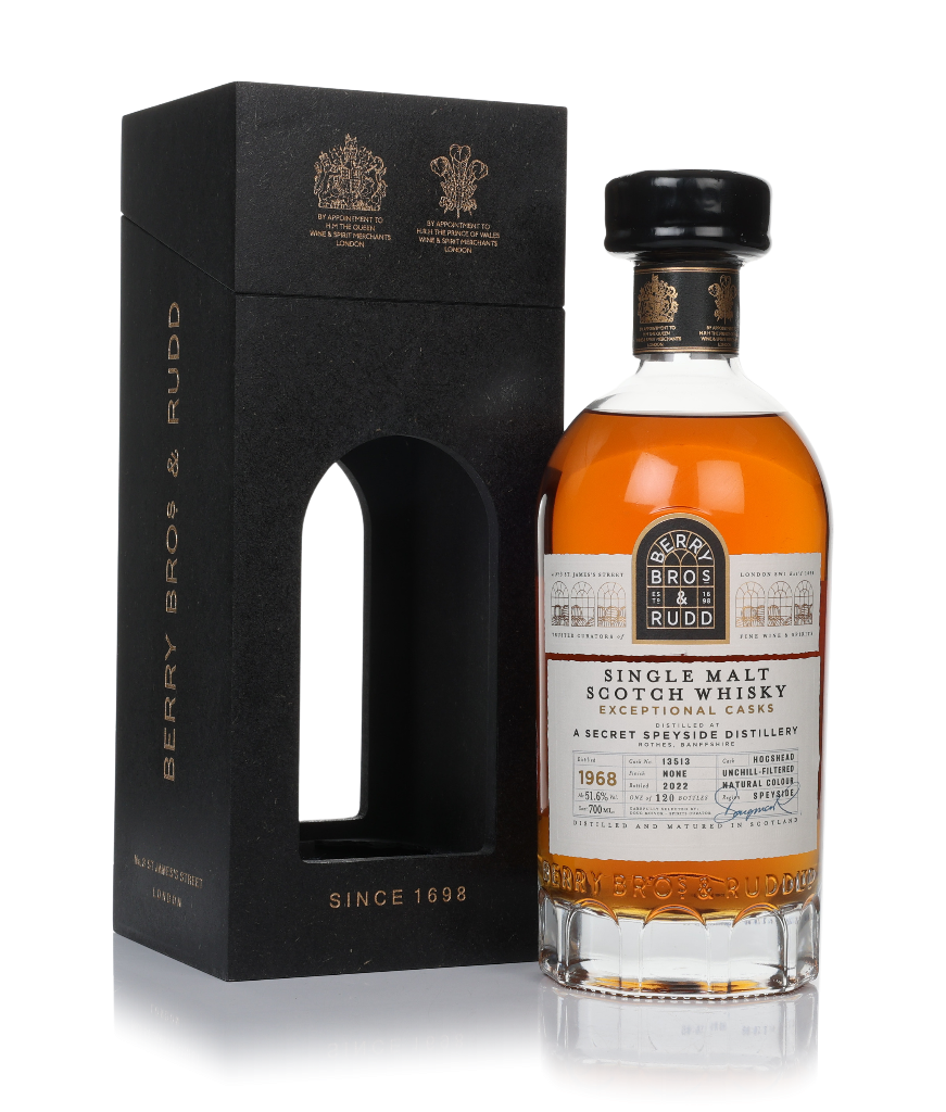 Secret Speyside 1968 (Cask 13513) (bottled 2022)  - Exceptional Cask (Berry Bros. & Rudd) 70cl product image