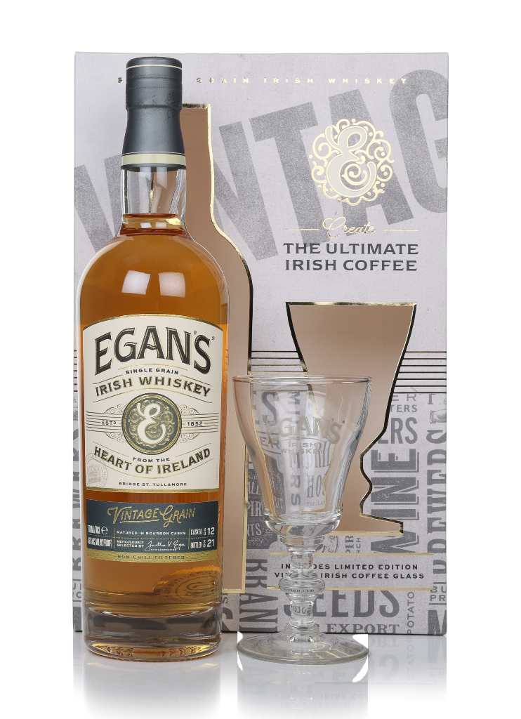 Egan's Vintage Grain Gift Set With Irish Coffee Glass 70cl product image