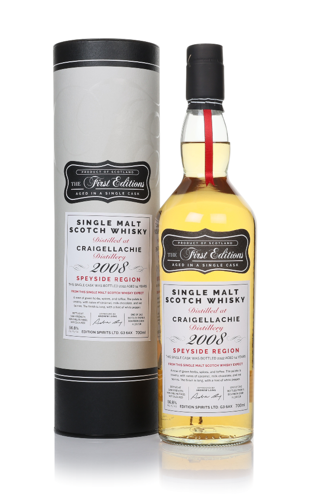 Craigellachie 14 Year Old 2008 (cask 19728) - The First Editions (Hunter Laing) 70cl product image