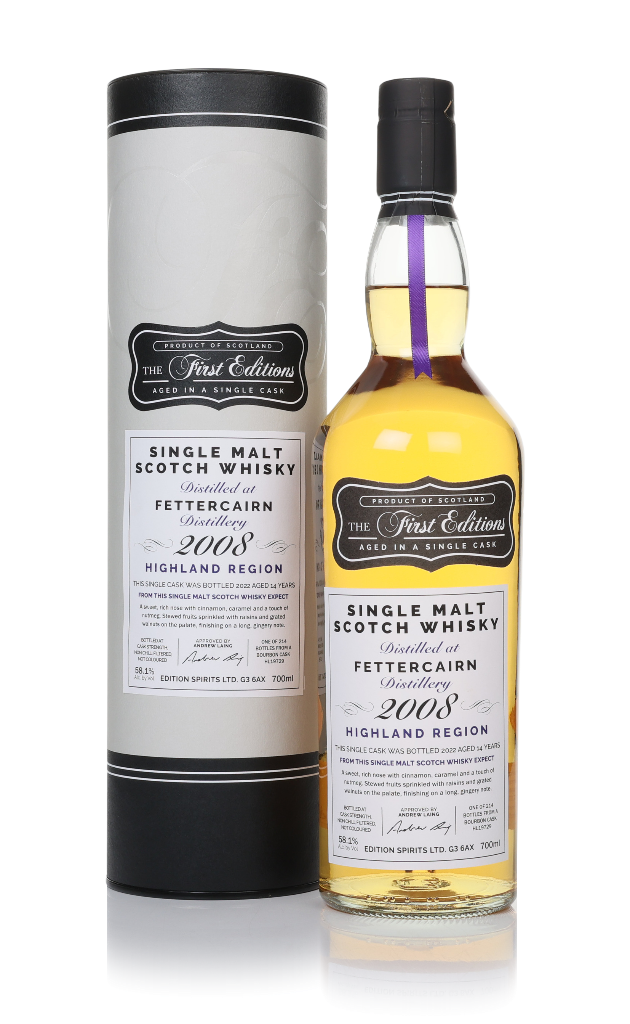Fettercairn 14 Year Old 2008 (cask 19729) - The First Editions (Hunter Laing) 70cl product image