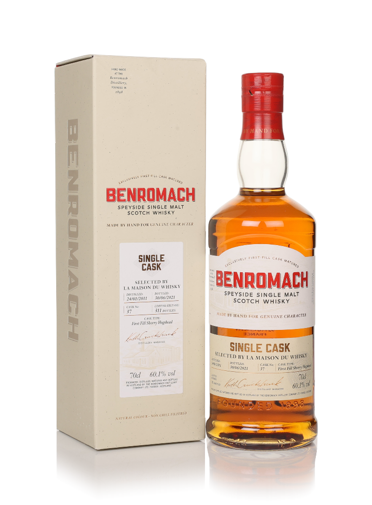 Benromach 10 Year Old 2011 (cask 37) Single Cask 70cl product image