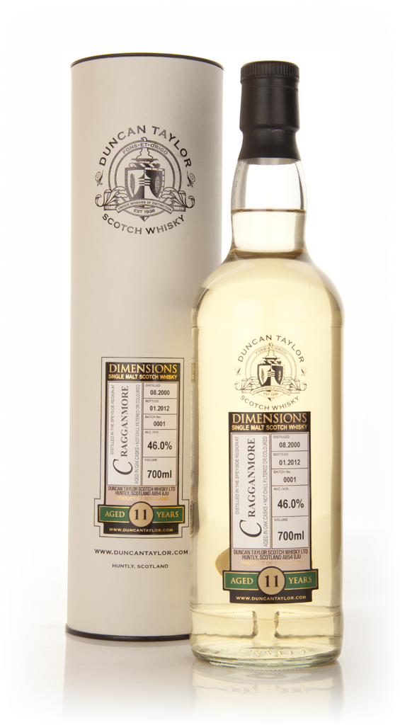 Cragganmore  11 Year Old 2000 - Dimensions (Duncan Taylor) 70cl product image