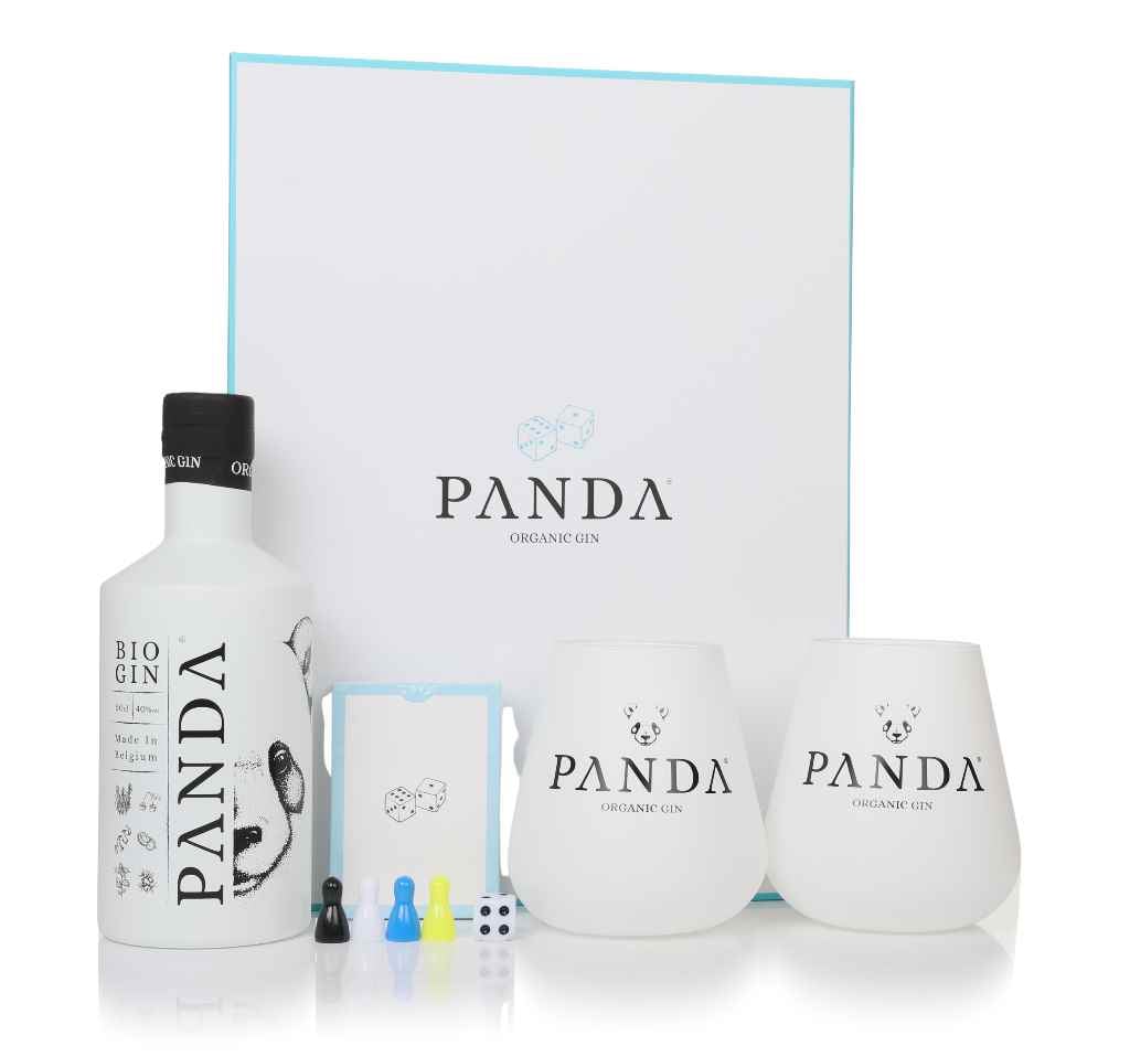 Panda Gin Trivial Game Box with 2x Glasses 50cl product image