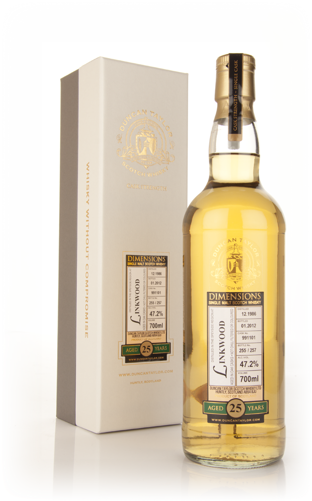 Linkwood 25 Year Old 1986 - Dimensions (Duncan Taylor) 70cl product image