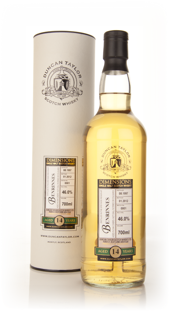 Benrinnes 14 Year Old 1997 - Dimensions (Duncan Taylor)  70cl product image