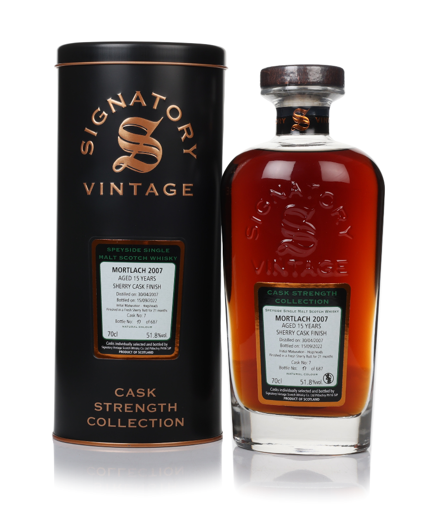 Mortlach 15 Year Old 2007 (cask 7) - Cask Strength Collection (Signatory) 70cl product image