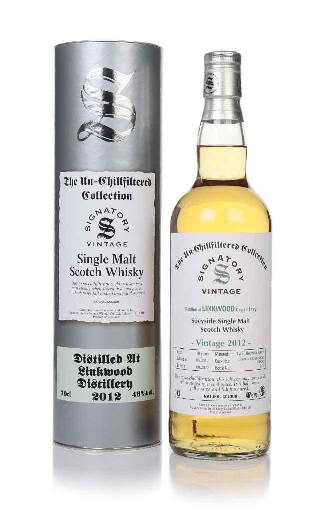 Linkwood 10 Year Old 2012 (casks 306261 & 306263 & 306267 & 306269) - Un-Chillfiltered Collection (Signatory) 70cl product image