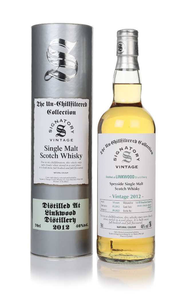 Linkwood 10 Year Old 2012 (casks 306261 & 306263 & 306267 & 306269) - Un-Chillfiltered Collection (Signatory) 70cl product image