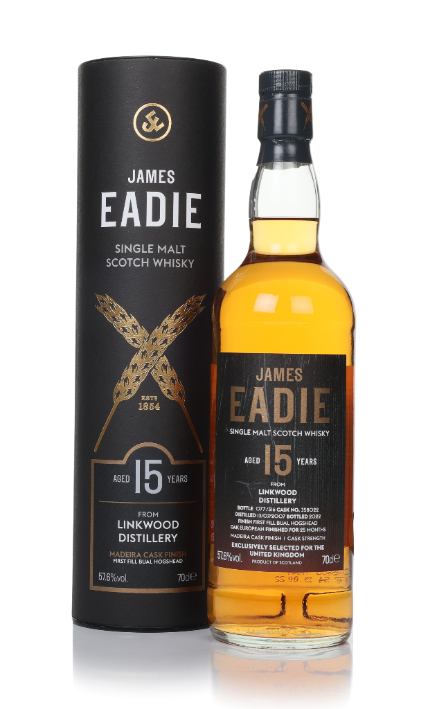 Linkwood 15 Year Old 2007 (cask 358022) - James Eadie 70cl product image
