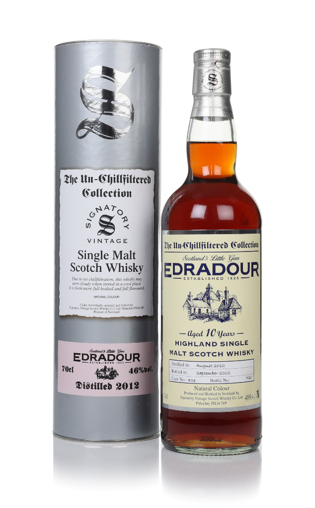Edradour 10 Year Old 2012 (cask 403) - Un-Chillfiltered Collection (Signatory) 70cl product image