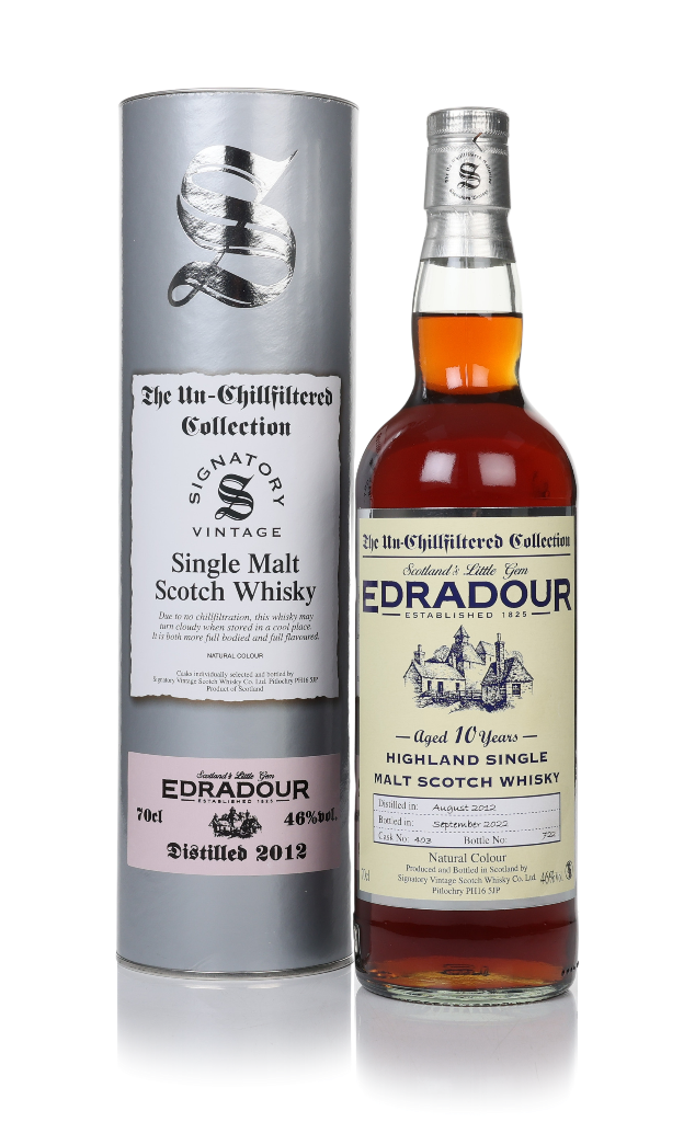 Edradour 10 Year Old 2012 (cask 403) - Un-Chillfiltered Collection (Signatory) 70cl product image