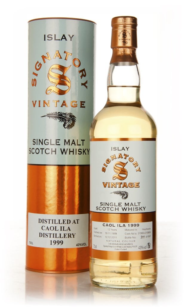 Caol Ila 12 Year Old 1999 Casks 310801 & 310806 (Signatory) 70cl product image
