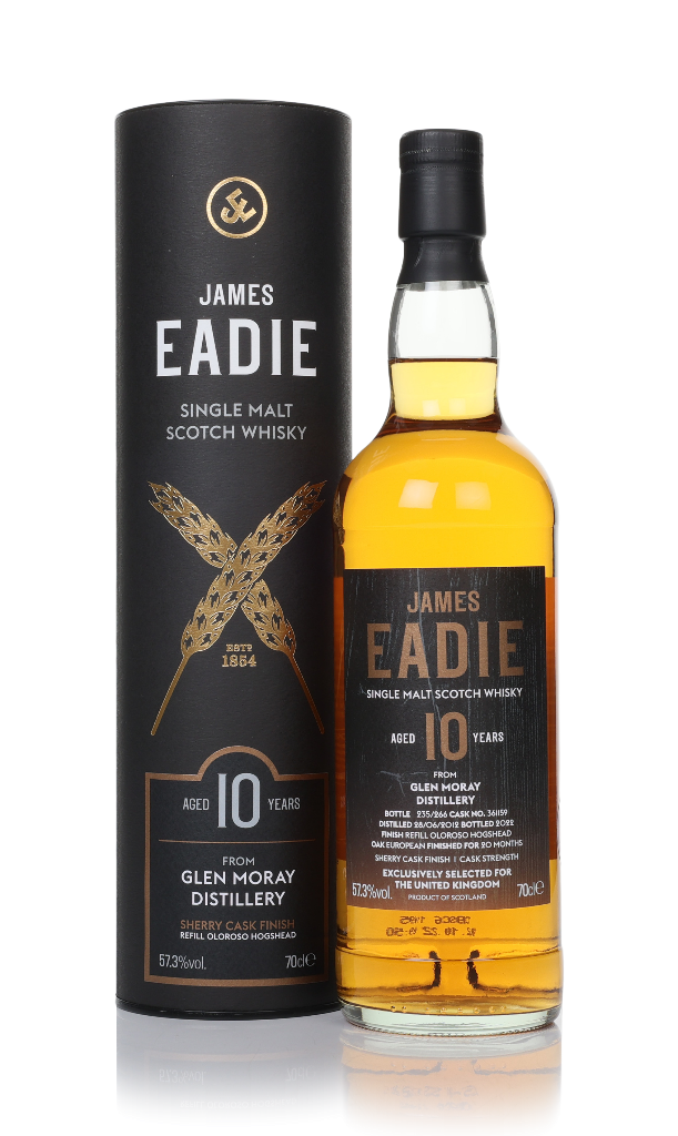 Glen Moray 10 Year Old 2012 (cask 361159) - James Eadie 70cl product image