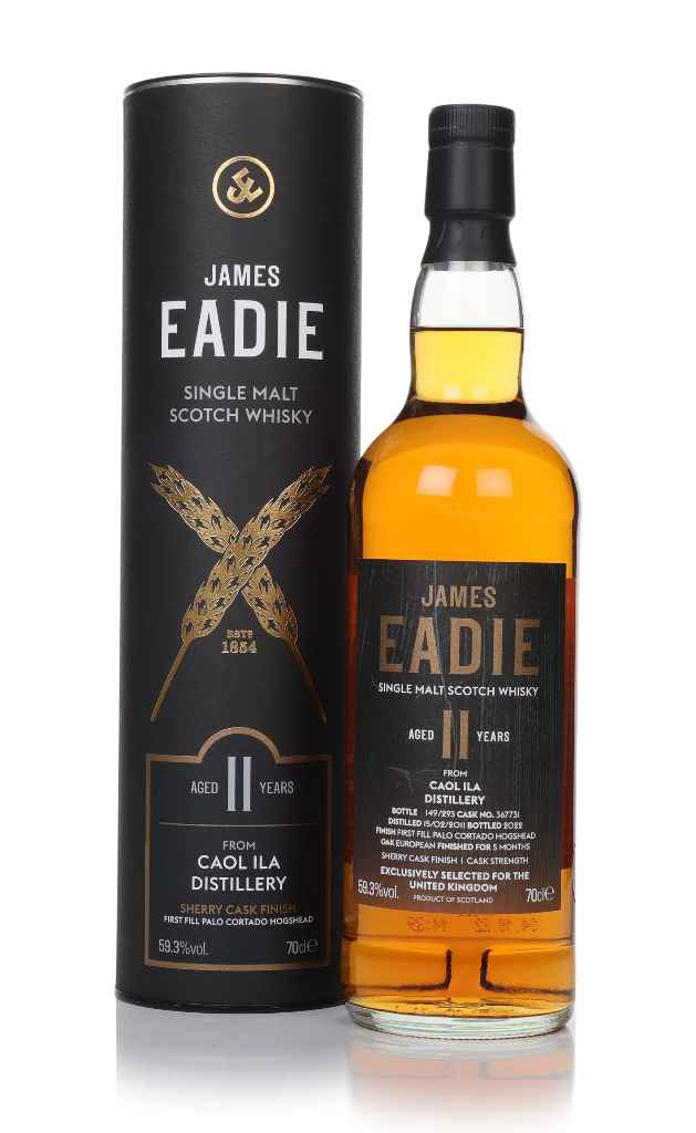 Caol Ila 11 Year Old 2011 (cask 367731) - James Eadie 70cl product image