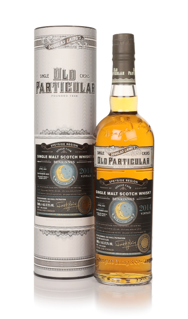 Benrinnes 8 Year Old 2014 (cask 16320) - Old Particular The Midnight Series (Douglas Laing) 70cl product image