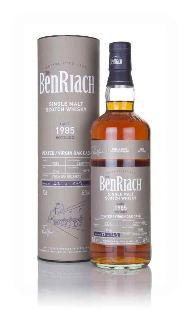Benriach 33 Year Old 1985 (cask 7214) - Peated, Virgin Oak Cask 70cl product image
