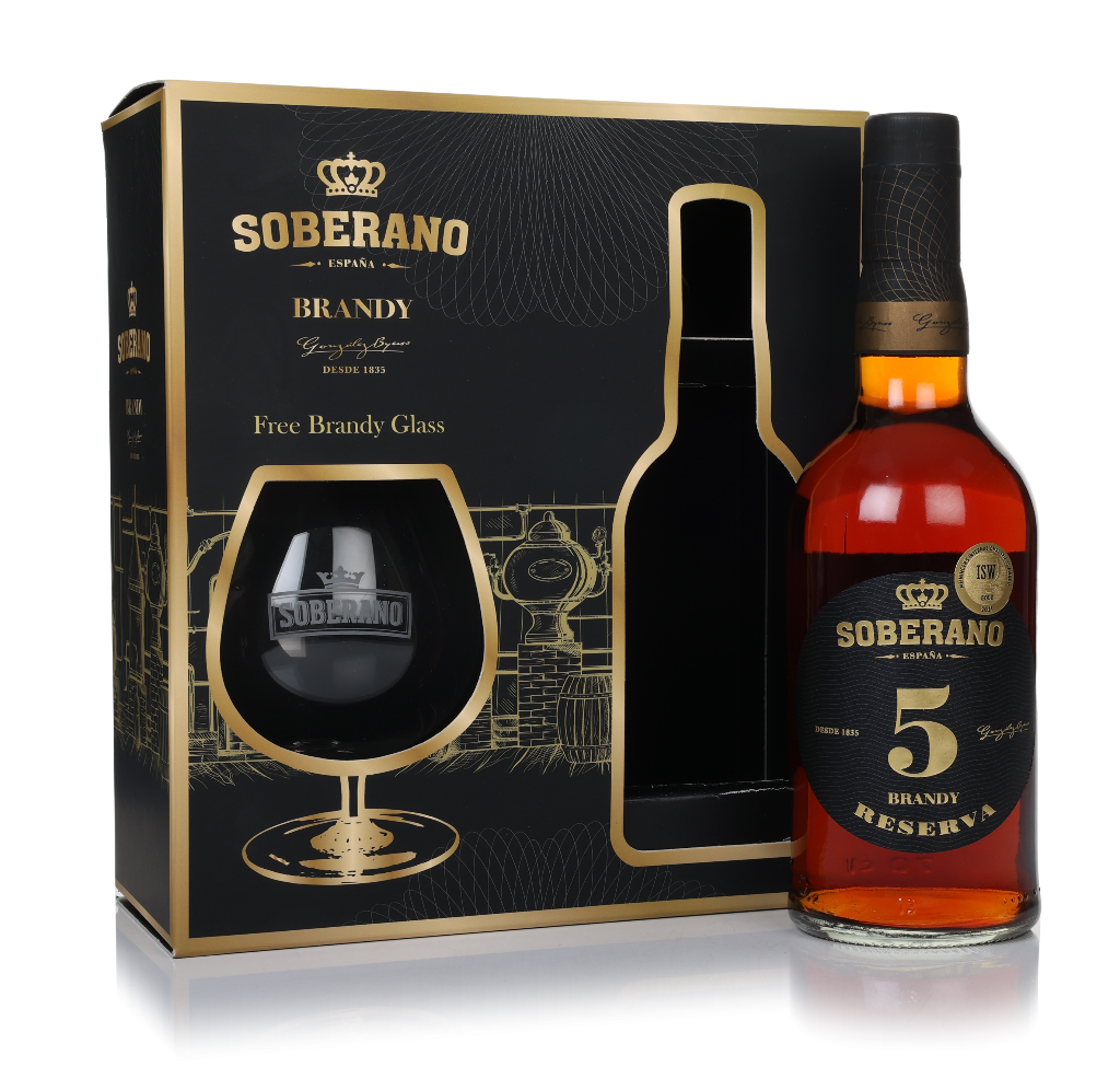 Soberano Reserve 5 Set with Glass 70cl product image