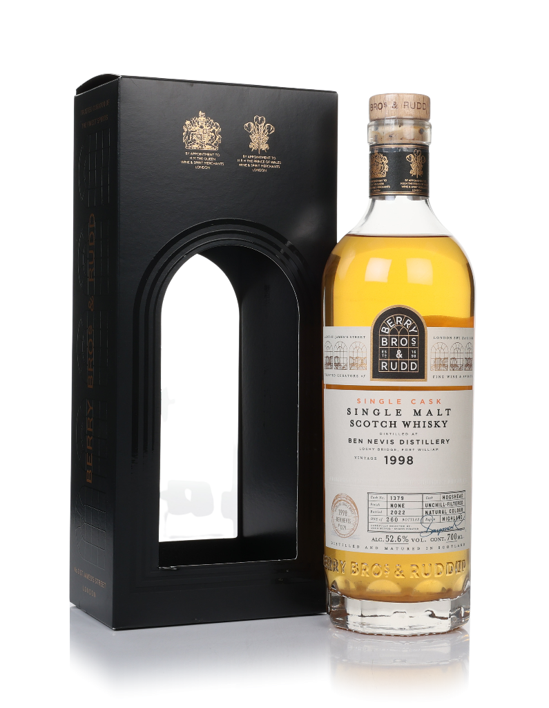 Ben Nevis 1998 (bottled 2022) (cask 1379) - Berry Bros. & Rudd 70cl product image