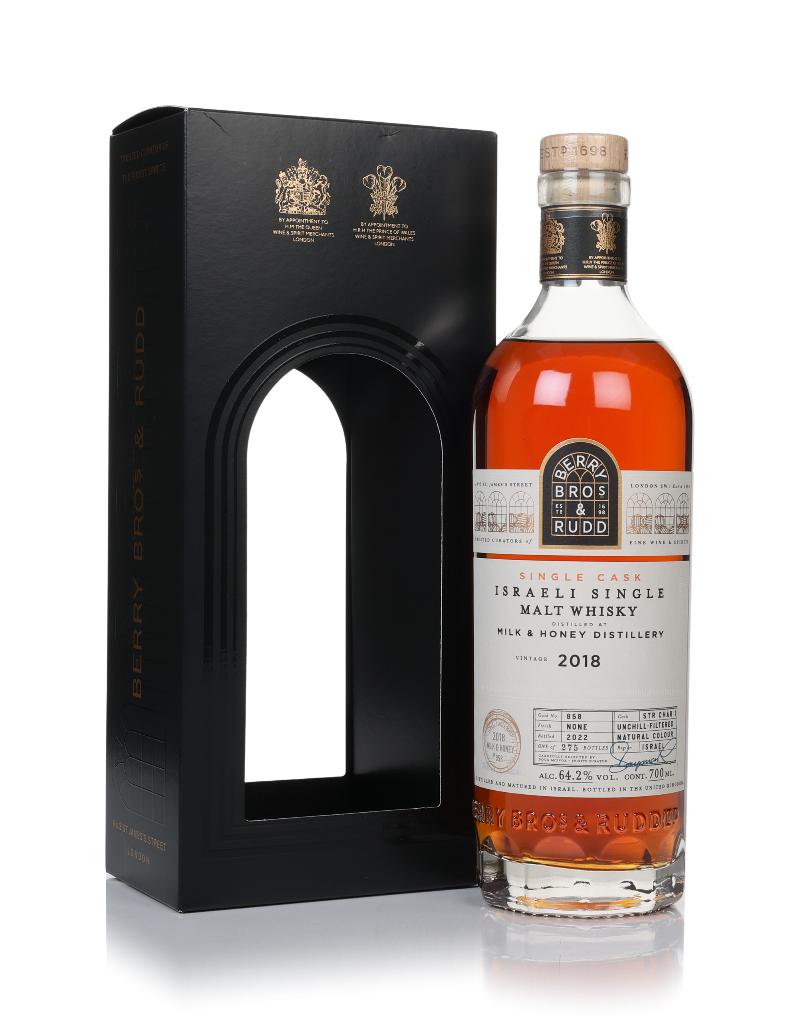 Milk & Honey 2018 (bottled 2022) (cask 858) - Berry Bros. & Rudd 70cl product image