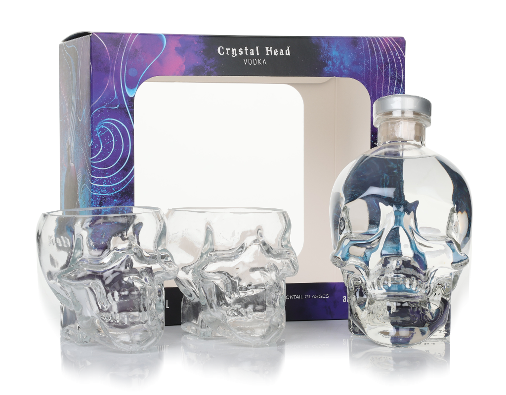 Crystal Head Vodka Gift Set with 2x Skull Glasses 70cl product image