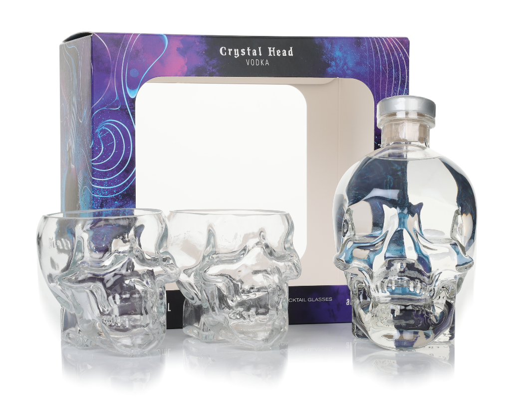 Crystal Head Vodka Gift Set with 2x Skull Glasses 70cl product image