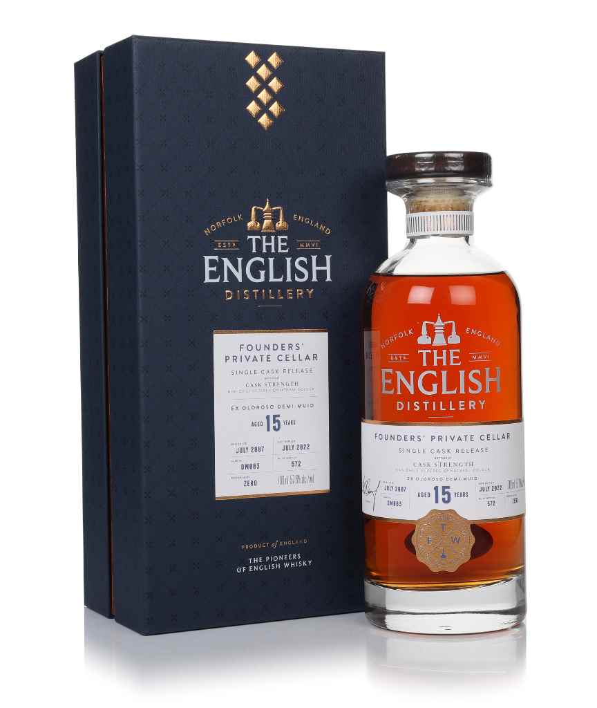 The English 15 Year Old 2007 (cask DM003) Founders' Private Cellar 70cl product image