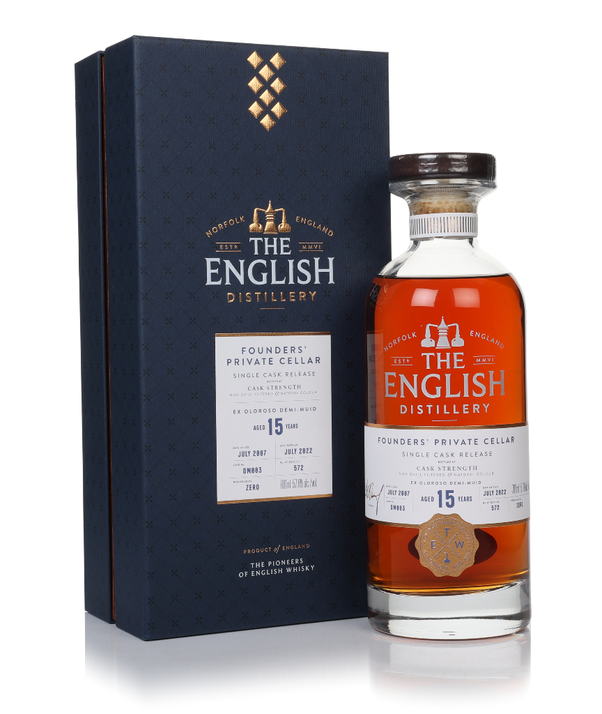 The English 15 Year Old 2007 (cask DM003) Founders' Private Cellar 70cl product image