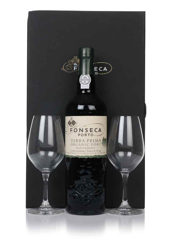 Fonseca Terra Prima Organic Reserve Port Gift Set with 2x Glasses 75cl product image