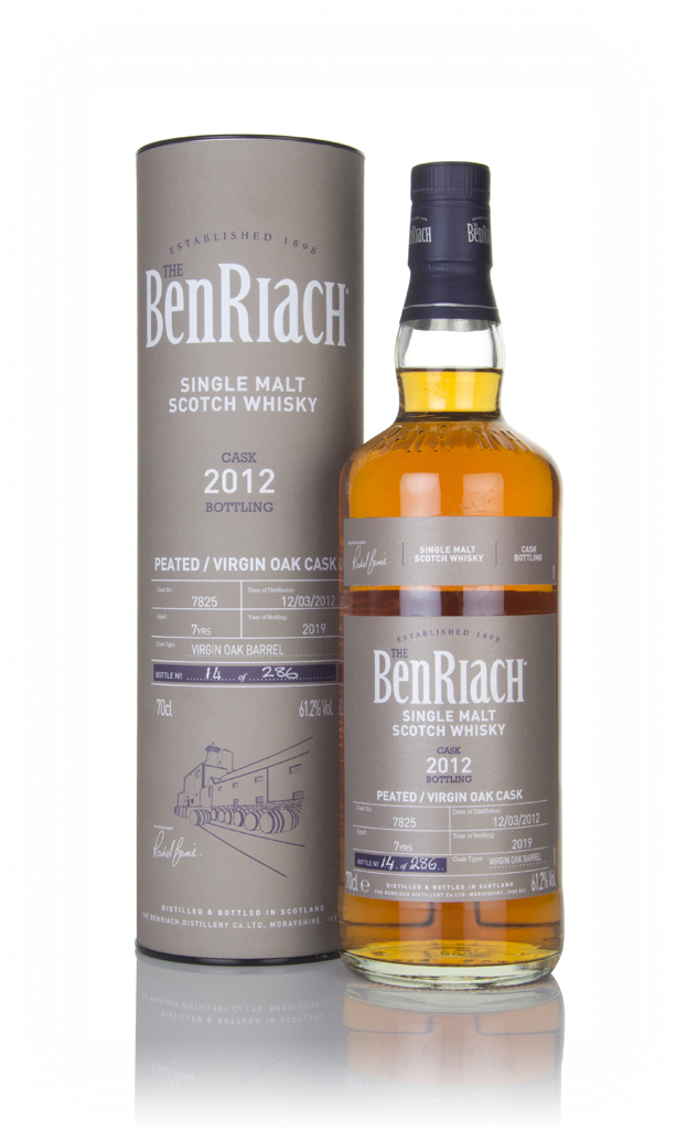 Benriach 7 Year Old 2012 (cask 7825) - Peated, Virgin Oak Cask 70cl product image