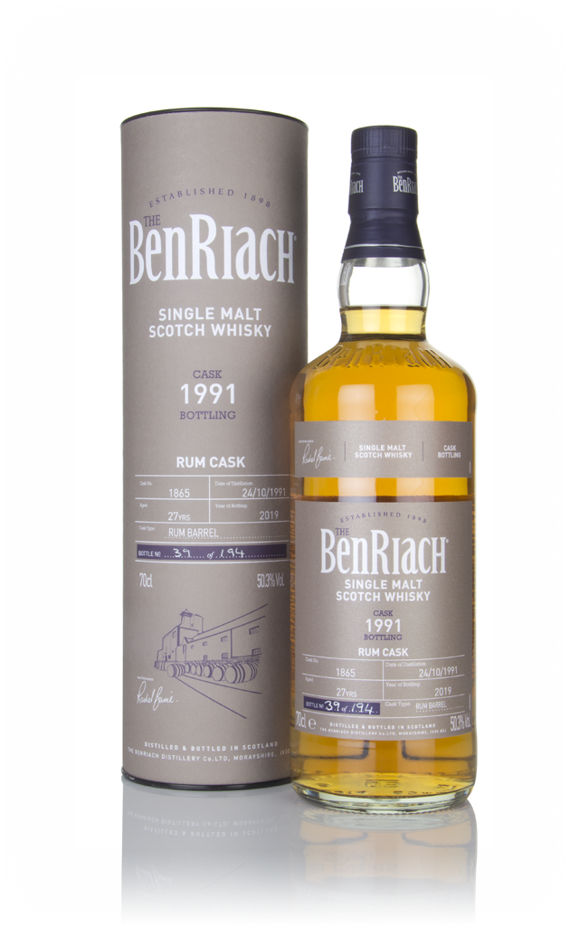 Benriach 27 Year Old 1991 (cask 1865) - Rum Cask 70cl product image