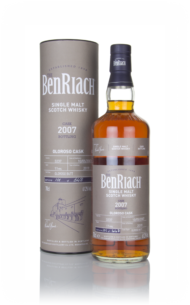 Benriach 11 Year Old 2007 (cask 3237) - Oloroso Cask 70cl product image