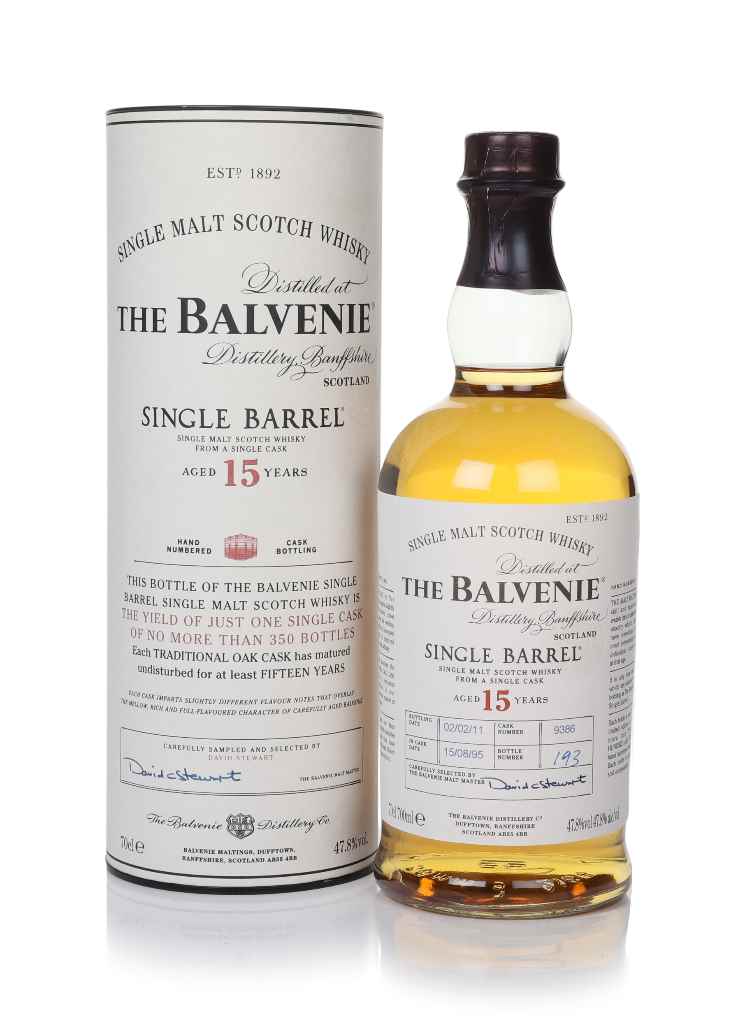 Balvenie 15 Year Old 1995 Single Barrel (cask 9386) 70cl product image