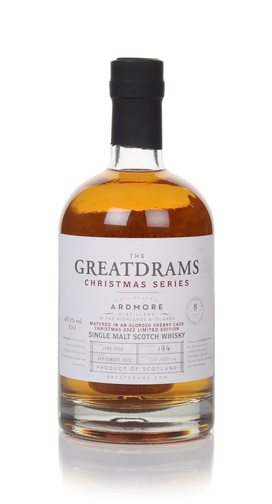 Ardmore 8 Year Old 2014 (cask GD-ARD-14) - Christmas Series (GreatDrams) 50cl product image