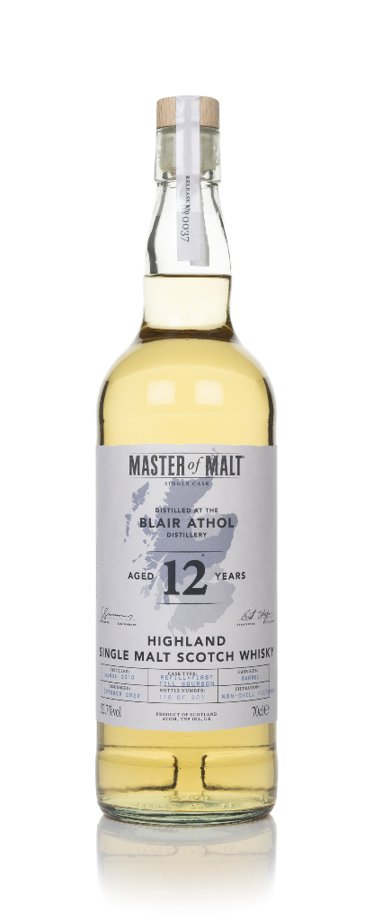 Blair Athol 12 Year Old 2010 Single Cask (Master of Malt) 70cl product image