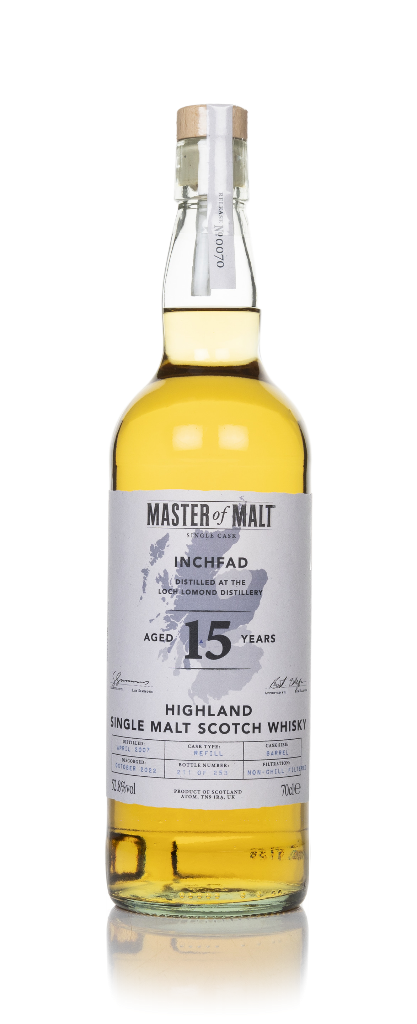 Inchfad 15 Year Old 2007 Single Cask (Master of Malt) 70cl product image