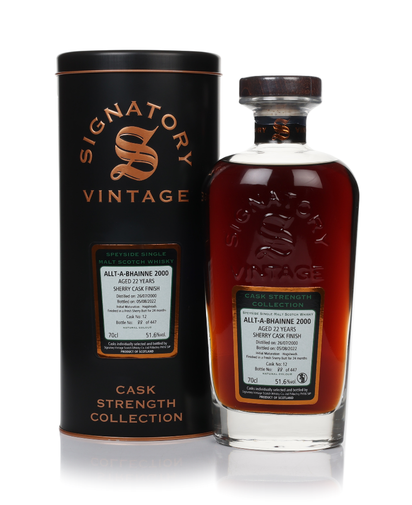 Allt-á-Bhainne 22 Year Old 2000 (cask 12) - Cask Strength Collection (Signatory) 70cl product image