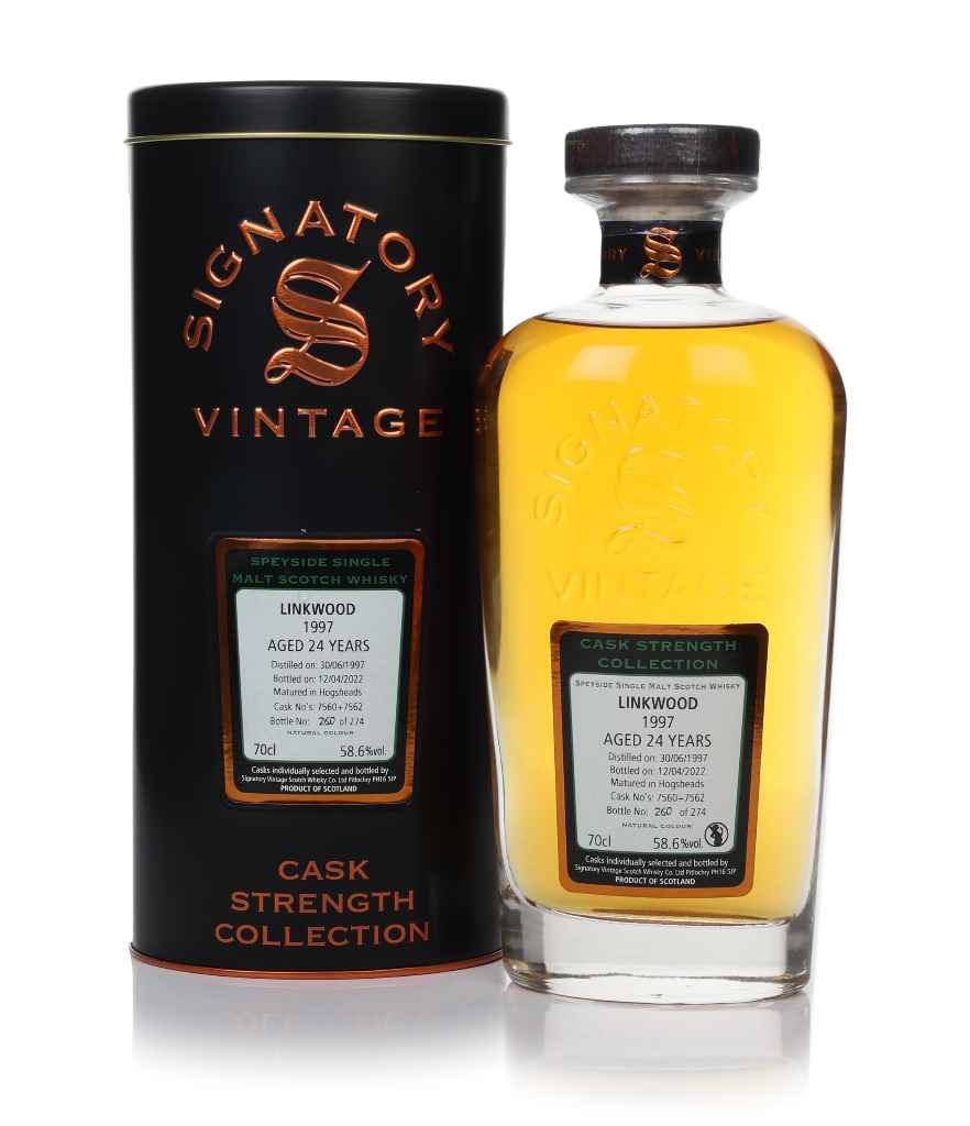 Linkwood 24 Year Old 1997 (casks 7560+7562) - Cask Strength Collection (Signatory) 70cl product image