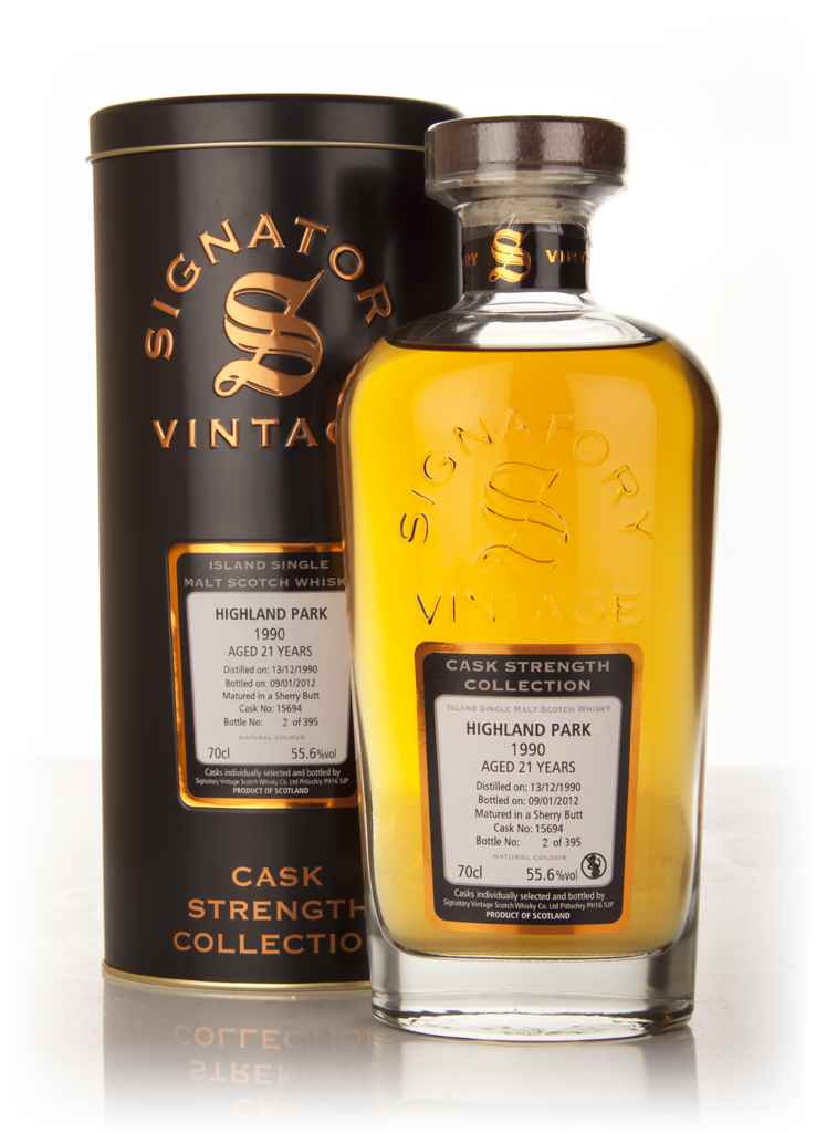Highland Park 21 Year Old 1990 Cask 15694 - Cask Strength Collection (Signatory)  70cl product image