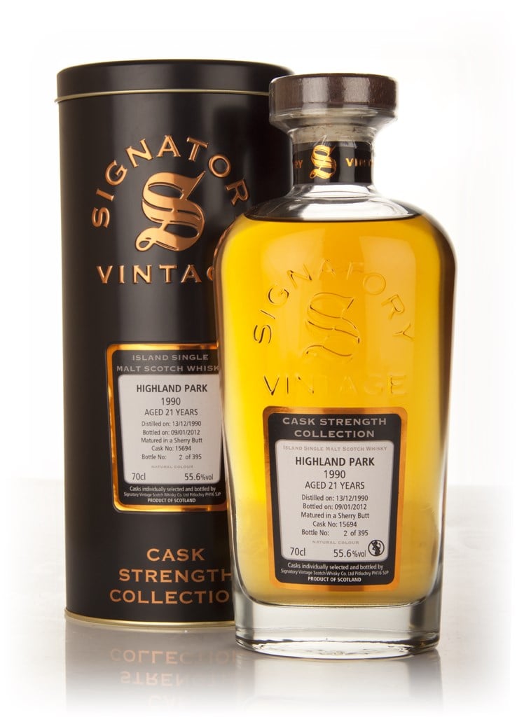 Highland Park 21 Year Old 1990 Cask 15694 - Cask Strength Collection (Signatory)  70cl product image