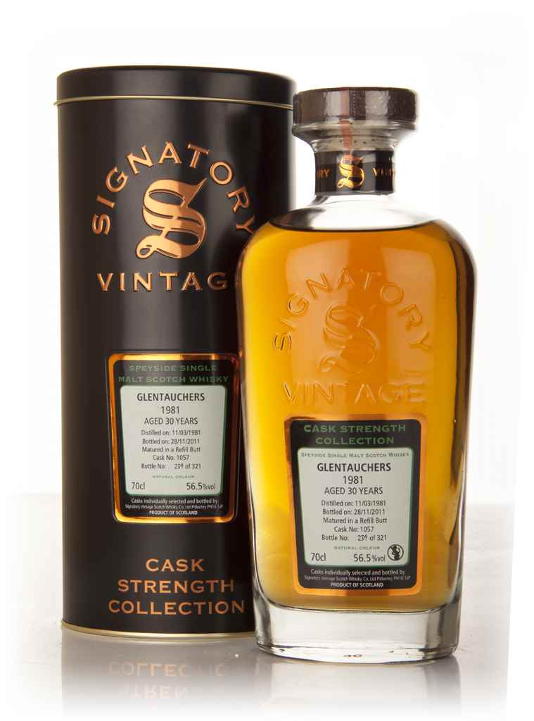 Glentauchers 30 Year Old 1981 Cask 1057 - Cask Strength Collection (Signatory) 70cl product image