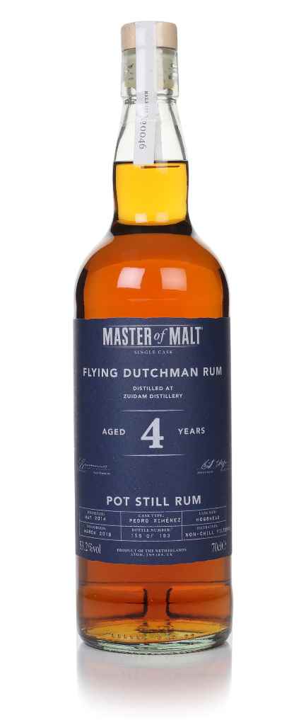 Flying Dutchman Rum 4 Year Old 2014 Single Cask (Master of Malt) 70cl product image