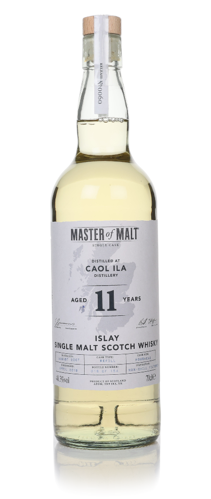 Caol Ila 11 Year Old 2007 Single Cask (Master of Malt) 70cl (48.3%) product image