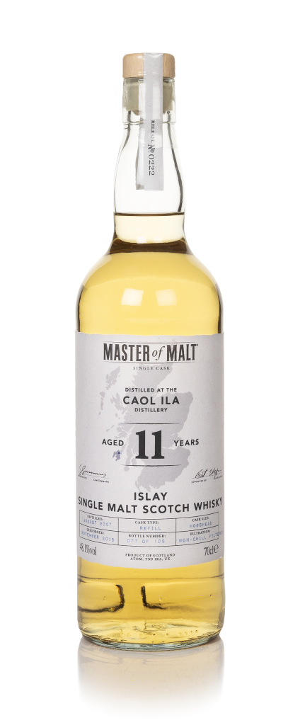 Caol Ila 11 Year Old 2007 Single Cask (Master of Malt) 70cl (48.1%) product image