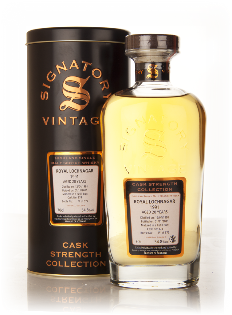 Royal Lochnagar 20 Year Old 1991 Cask 374 - Cask Strength Collection (Signatory) 70cl product image