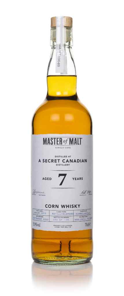 Secret Canadian Distillery 7 Year Old 2015 Single Cask (Master of Malt) 70cl product image