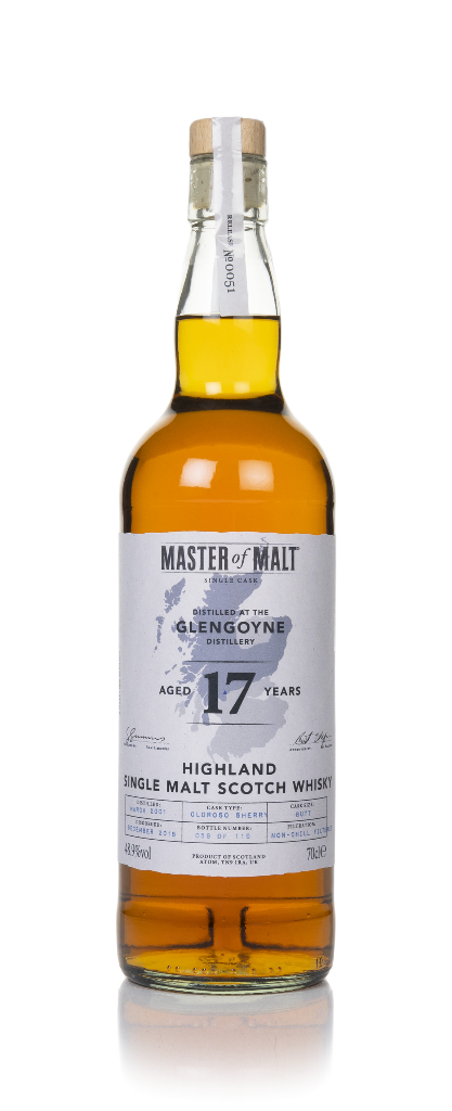 Glengoyne 17 Year Old 2001 Single Cask (Master of Malt) 70cl product image