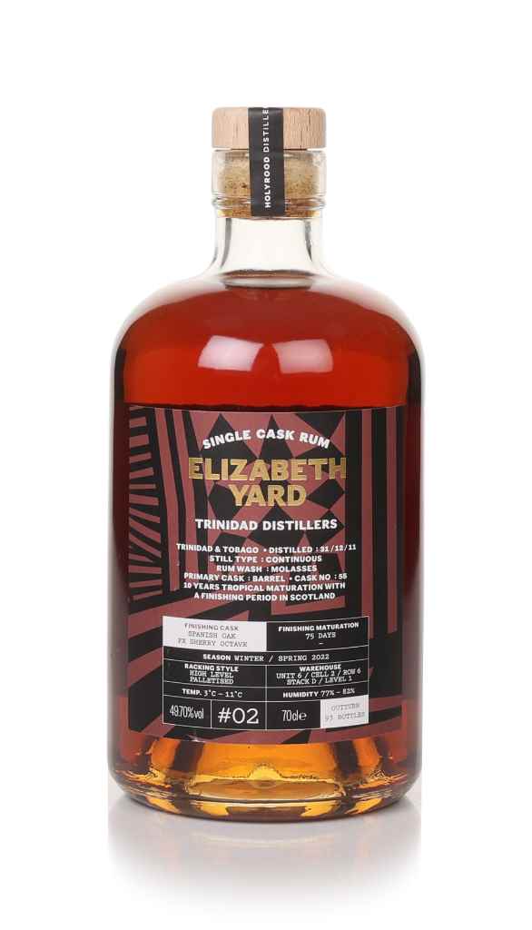 Trinidad Distillers 10 Year Old 2011 (cask 55) - Elizabeth Yard (Holyrood Distillery) 70cl product image