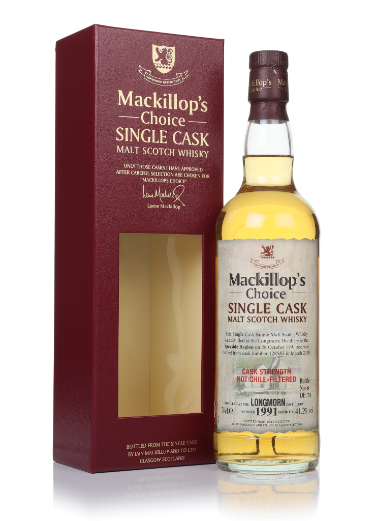 Longmorn 1991 (cask 128583) - Mackillop's Choice 70cl product image