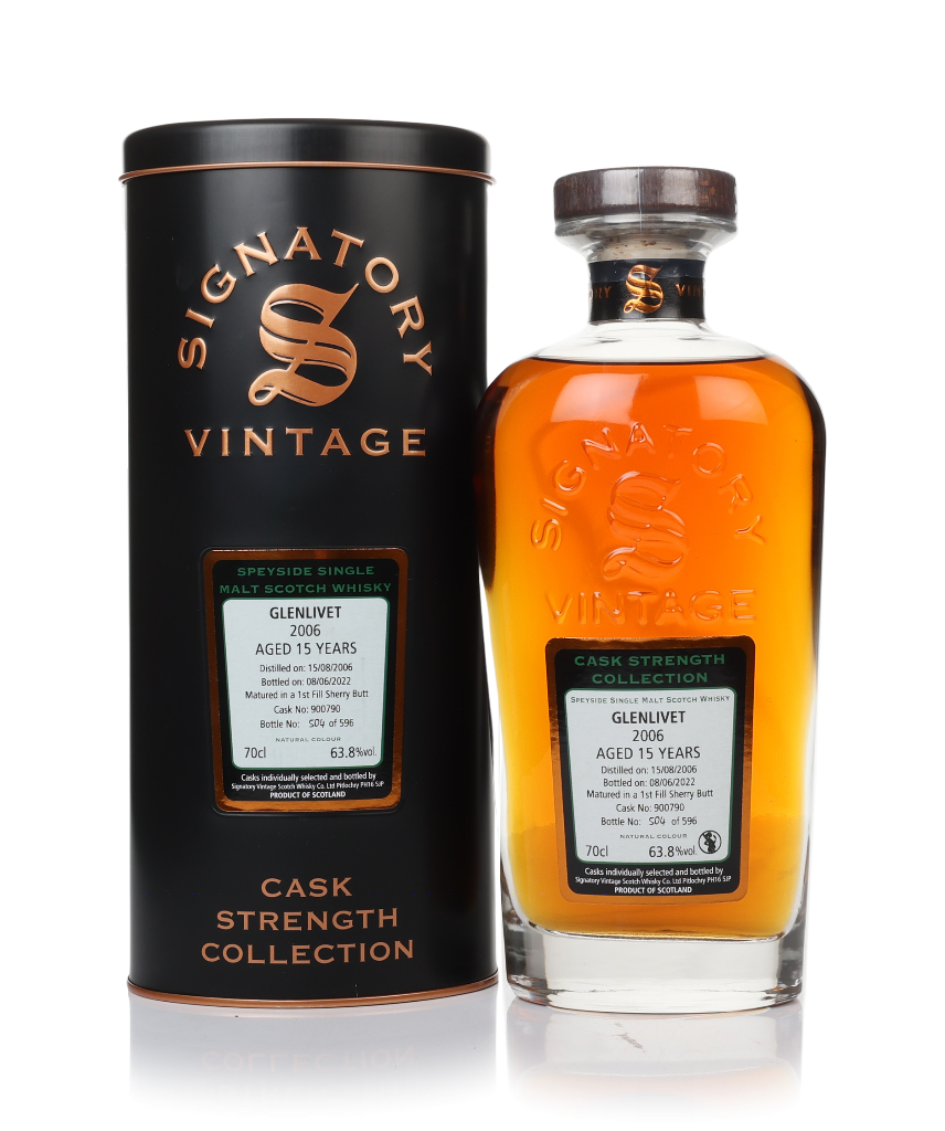 Glenlivet 15 Year Old 2006 (cask 900790) - Cask Strength Collection (Signatory) 70cl product image